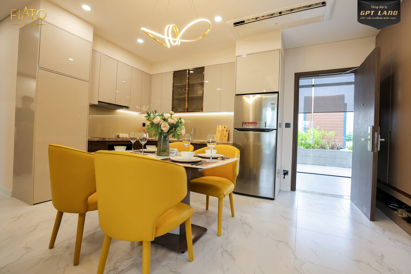 Nhà mẫu căn 2PN Fiato Airport City