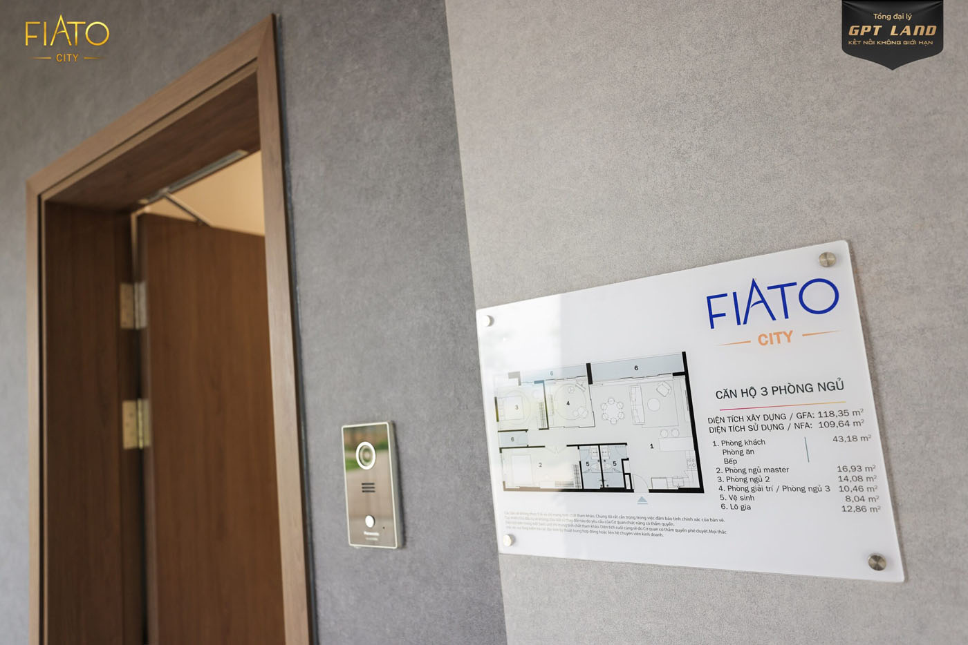 Nhà mẫu căn 3PN Fiato Airport City